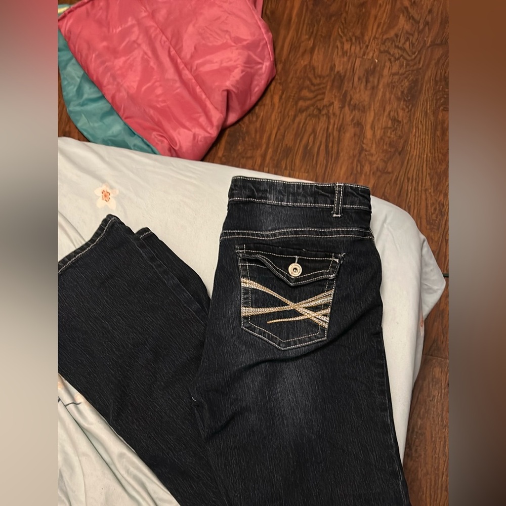 Rue21 midrise bootcut dark wash